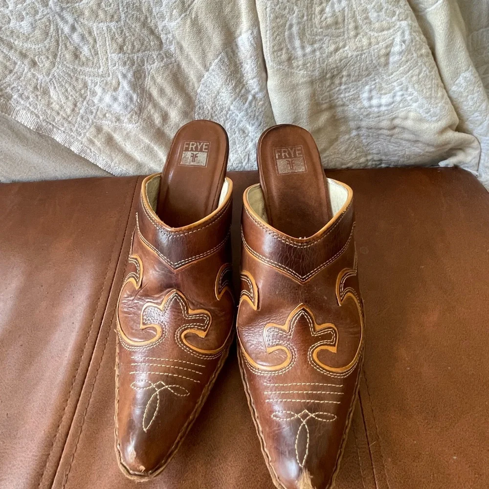 Frye western mule - Picture 4 of 5
